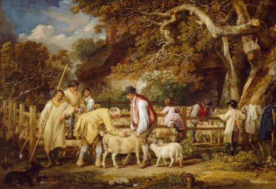 Salvando ovejas, 1828 de James Ward