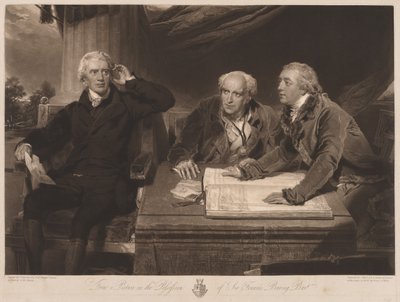 Sir Francis y John Baring y Charles Wall de James Ward