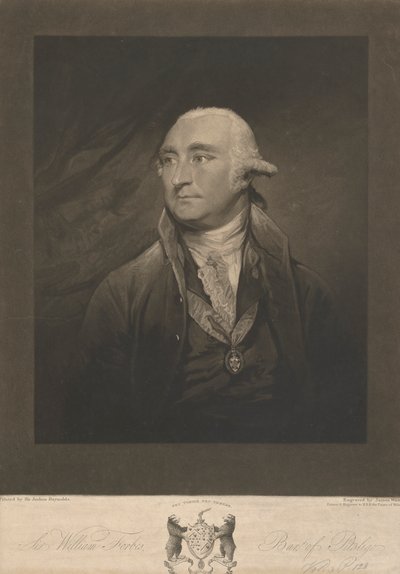 Sir William Forbes, 6º Barón de Monymusk y Pitsligo de James Ward