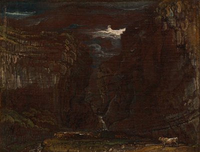 Boceto de "Gordale Scar de James Ward