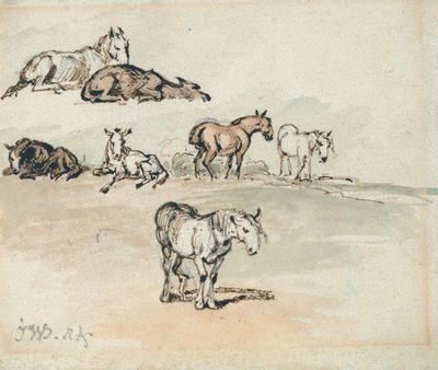 Estudios sobre caballos de James Ward