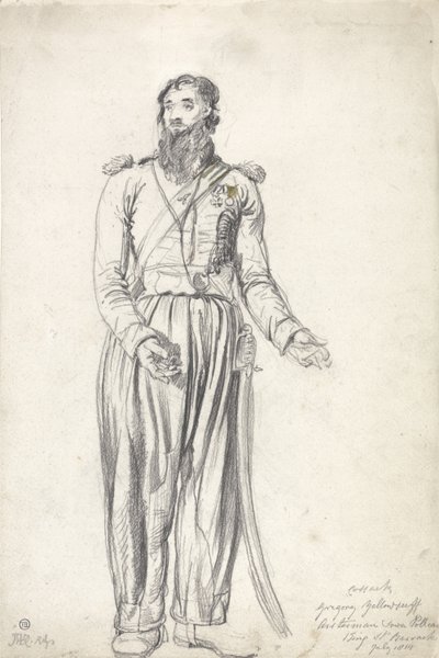El cosaco, Gregory Yelloserf, julio de 1814 de James Ward