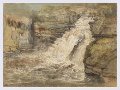 Las cataratas del Clyde después de una inundación de James Ward