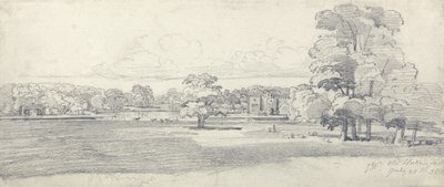 El Viejo Salón, Tabley, Rodeado de Parque, 20 de Julio de 1814 de James Ward