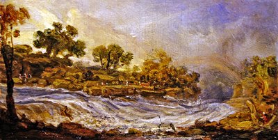 Los rápidos sobre las cataratas del Clyde, Lanarkshire de James Ward