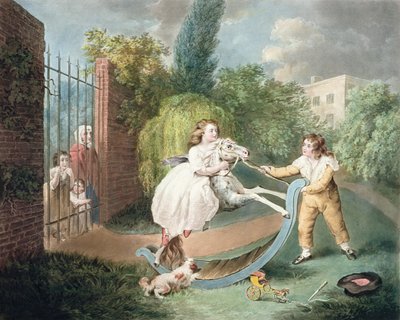 El caballo de balancín, c.1793 de James Ward