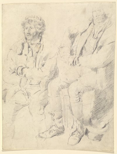 Dos Estudios de un Hombre Sentado de James Ward