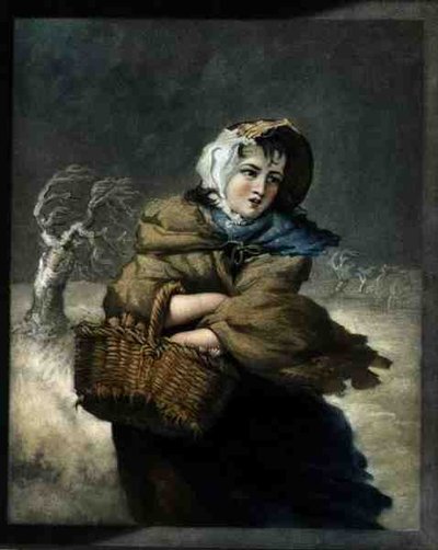 Invierno, grabado por el artista, publicado c.1805 de James Ward