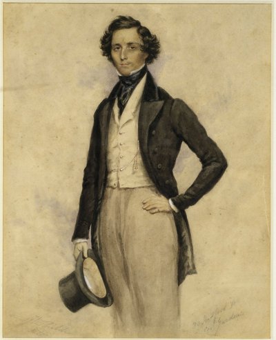 Retrato de Felix Mendelssohn Bartholdy (Hamburgo de James Warren Childe