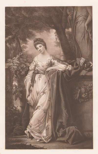 Portret de Frances Abington-Barton como Thalia de James Watson (prentmaker)