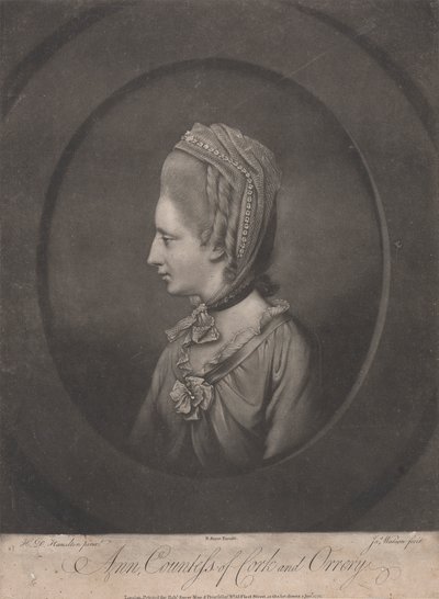 Ana, condesa de Cork y Orrery (m. 1785) de James Watson