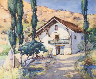 Fuenebri, Norte de España, siglo XX (acuarela) de James Watson
