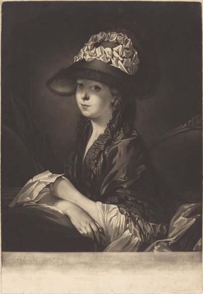 Lucinda, Miss Moore de James Watson after Pierre Etienne Falconet