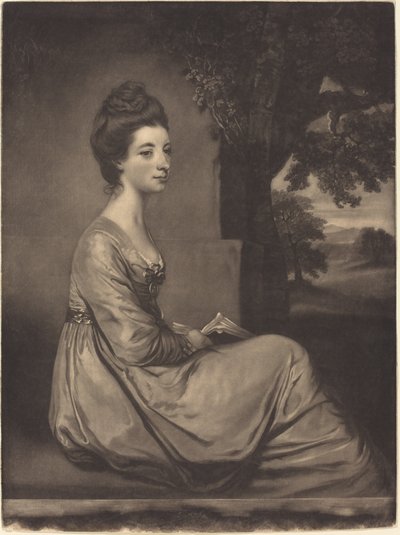 Jemima Condesa Cornwallis de James Watson after Sir Joshua Reynolds