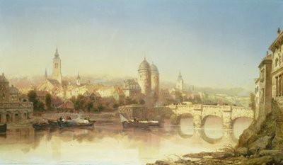 Vista de Heidelberg, 1873 de James Webb