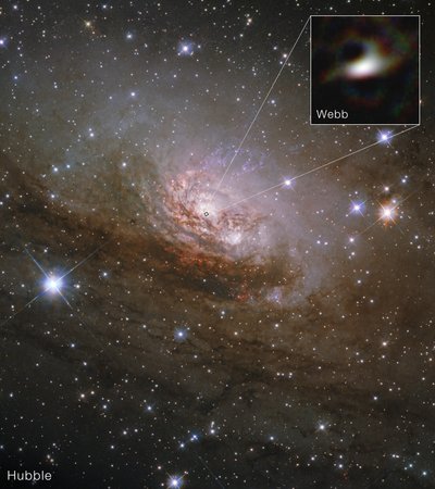 Galaxia Circinus (Hubble y Webb) de James Webb Space Telescope (NASA)
