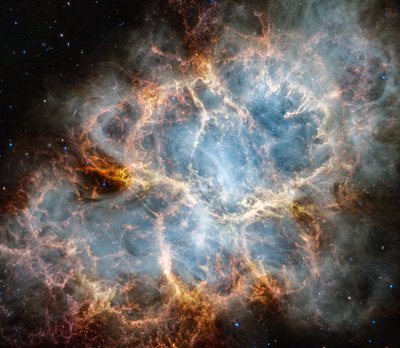 Nebulosa del Cangrejo (Imagen NIRCam y MIRI) de James Webb Space Telescope (NASA)