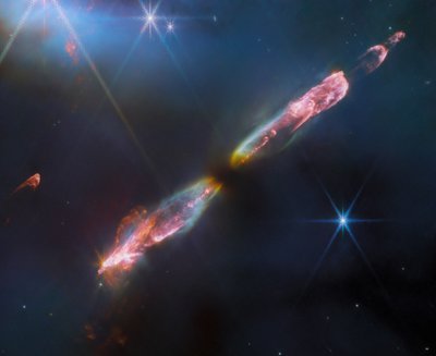 HH 211 (Imagen NIRCam) de James Webb Space Telescope (NASA)