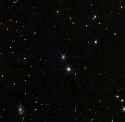 Neptuno Gran Campo (NIRCam) de James Webb Space Telescope (NASA)