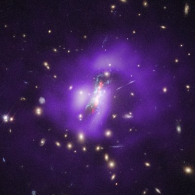 Cúmulo de Phoenix (Hubble, Chandra, VLA) de James Webb Space Telescope (NASA)