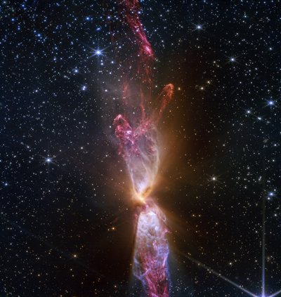 Sorprende el increíble detalle de un sistema estelar en formación activa de James Webb Space Telescope (NASA)