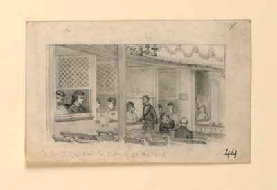 Interior del teatro de James Wells Champney
