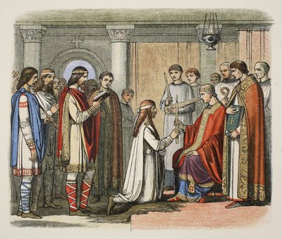 Bautismo del Rey Guthorm, año 878, de 