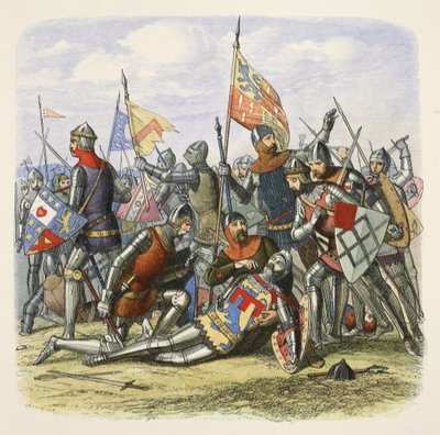 Muerte de Hotspur, Sir Henry Percy, de A Chronicle of England BC 55 to AD 1485, pub. Londres, 1863 de James William Edmund Doyle