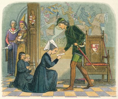 Eduardo IV y Lady Elizabeth Grey de James William Edmund Doyle