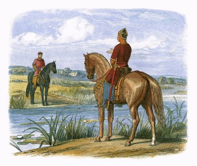 Enrique y Esteban conversan a través del Támesis de James William Edmund Doyle