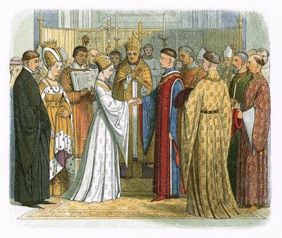 Matrimonio del rey Enrique V y Catalina de Francia de James William Edmund Doyle