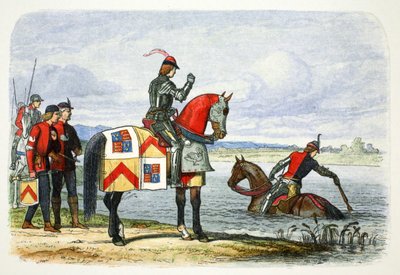 El Duque de Buckingham encuentra el Severn intransitable, 1483 1864 de James William Edmund Doyle