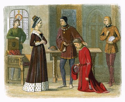 El conde de Warwick se somete a la reina Margarita de James William Edmund Doyle