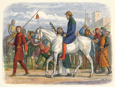 Thomas, Conde de Lancaster, llevado a la ejecución, 1322, 1864 de James William Edmund Doyle
