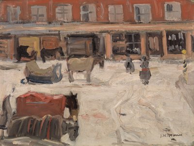 Escena de Nieve de James Wilson Morrice