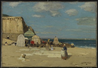 La playa, St. Malo, c.1900 de James Wilson Morrice