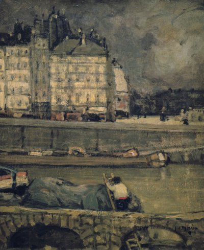 Los bordes del Sena, París, 1880-1924 de James Wilson Morrice