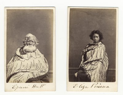 Epuni Hutt y Eliza Porirua, c.1865 de James Wrigglesworth