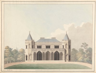 Diseño para Little Frogmore: Elevación de James Wyatt