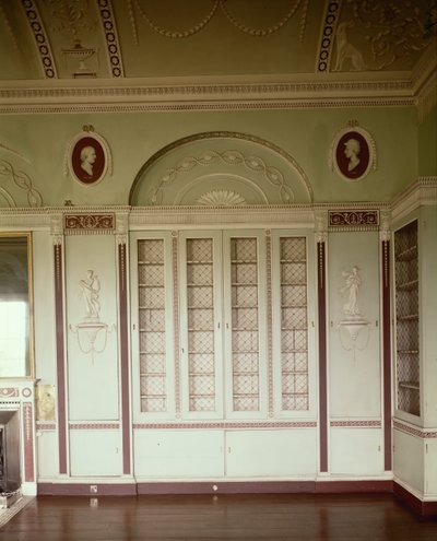 Heveningham Hall, Suffolk: biblioteca, 1778-80 de James Wyatt