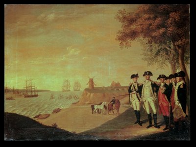Washington y Generales en Yorktown de James the Elder Peale
