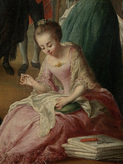 Detalle de Afternoon Tea de Jan Anton Garemyn