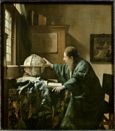 El astrónomo, c.1668 (óleo sobre lienzo) de Jan (1632 75) Vermeer