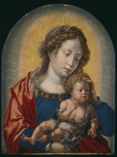 Virgen con el Niño, c.1520 (óleo sobre tabla) de Jan (c.1472 c.1533) Gossaert