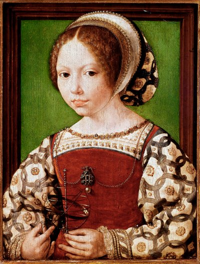 Retrato de una joven princesa, probablemente Dorotea de Dinamarca de Jan (c.1472 c.1533) Gossaert