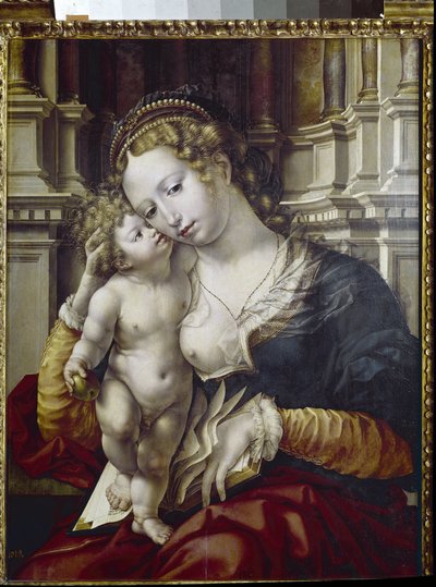 La Virgen y el Niño de Jan (c.1472 c.1533) Gossaert