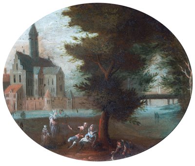 Escena en un parque de Jan (follower of) Brueghel