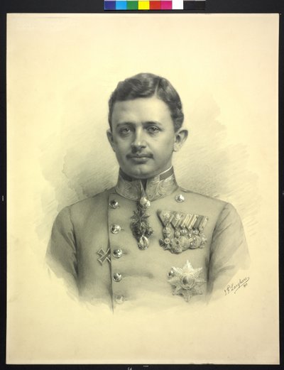 Emperador de Austria Carlos I de Jan (studio of) Langhans