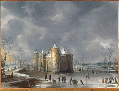 El castillo de Muiden en invierno de Jan Abrahamsz. Beerstraten