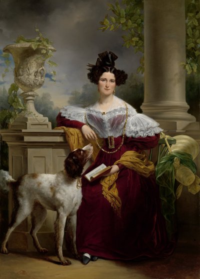 Retrato de Alida Christina Assink de Jan Adam Janszoon Kruseman
